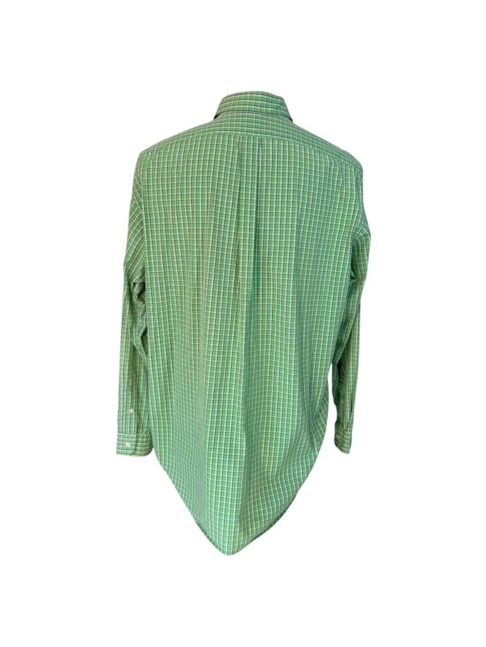 Ralph Lauren Mens XL Green Plaid Button Down Shirt Classic Fit Long Sleeve - Picture 7 of 8